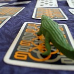 Cardbot robots facing off